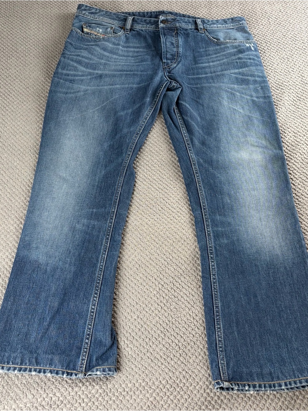Diesel Men's Regular slim bootcut new-fanker jeans 36x32